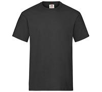 Fruit of the Loom - Heavy Cotton Tee Shirt 3 pack, T-shirt da uomo, colore nero, taglia X-Large