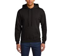 Fruit of the Loom Hooded Felpa con Capuccio, Coprente, Nero, Medium Uomo