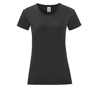 Fruit of the Loom - Iconic - Maglietta a Maniche Corte - Donna
