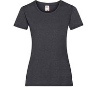 Fruit of the Loom Iconic Maglietta Maniche Corte Donna (M) (Zinco)