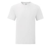 Fruit of the Loom Iconic Maglietta Maniche Corte Uomo (XL) (Bianco)