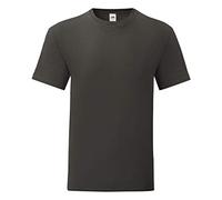 Fruit of the Loom Iconic Maglietta Maniche Corte Uomo (XL) (Grigio Grafite)
