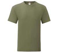 Fruit of the Loom Iconic - Maglietta, taglia S - 5XL oliva L