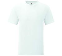 Fruit of the Loom Iconic T Maglietta da uomo bianca Basics, sostenibilità