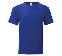 Fruit of the Loom Iconic T - Maglietta da uomo, taglia S - 5XL, confezione da 3 Blu cobalto S