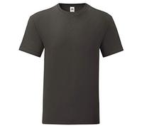 Fruit of the Loom Iconic T - Maglietta da uomo, taglia S - 5XL, confezione da 3 grafite XL