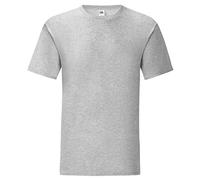 Fruit of the Loom Iconic T - Maglietta da uomo, taglia S - 5XL, confezione da 3 grigio XXXXL