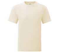 Fruit of the Loom Iconic T - Maglietta da uomo, taglia S - 5XL, confezione da 3 naturale M