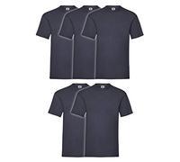 Fruit of the Loom - Iconic Tee, Lightweight Ringspun Tee, 5 Pack, T-Shirt Uomo