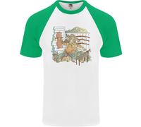 Fruit of the Loom Katana Blacksmith T-Shirt Baseball Uomo Manica Corta S/S