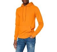 Fruit of the Loom Leggero da infilare Felpa con Cappuccio, Arancione, M Uomo