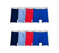 Fruit of the Loom Lightweight Active Cotton Blend Underwear Corti, Boxer da Uomo, Confezione da 8, Colori Assortiti, XL (Pacco da 8)