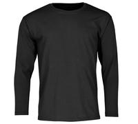 Fruit Of The Loom Long Sleeve Valueweight Tee Maglia, Uomo, Nero, X-Large