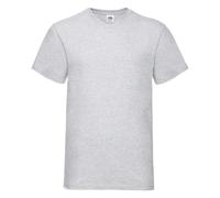 Fruit of the Loom Männer Leichtes T-Shirt aus Baumwolle mit V-Ausschnit
