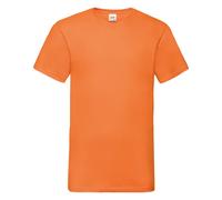 Fruit of the Loom Männer Leichtes T-Shirt aus Baumwolle mit V-Ausschnit