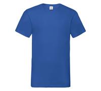 Fruit of the Loom Männer Leichtes T-Shirt aus Baumwolle mit V-Ausschnit
