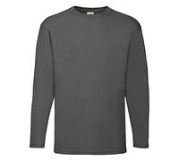 Fruit of the Loom - Maglia 100% Cotone - Uomo (XXL) (Grafite Chiaro)