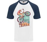 Fruit of the Loom Maglia Baseball Manica Corta Uomo T-Shirt MTB