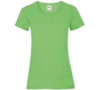 Fruit of the Loom - Maglia Manica Corta - Donna (M) (Verde Lime)