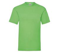 Fruit of the Loom - Maglietta 100% Cotone - Uomo (XXL) (Verde Lime)