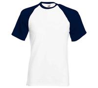Fruit of the Loom Maglietta Baseball Pannello a contrasto Adulto Unisex (RW10174