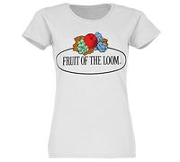Fruit of The Loom Maglietta da Donna, Bianco (White 30), XL