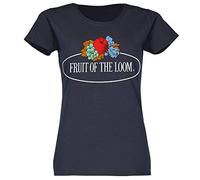 Fruit of The Loom Maglietta da Donna, Blu (Deep Navy AZ)., XXL