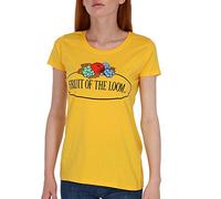 Fruit of the Loom Maglietta da donna, Giallo girasole, L