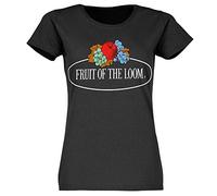 Fruit of The Loom Maglietta da Donna, Nero (Schwarz 36), M