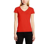 Fruit of the Loom, Maglietta da donna Rot X-Small