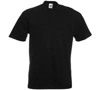 Fruit of the Loom - Maglietta da uomo, taglia L, colore: Nero