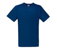 Fruit of the Loom - Maglietta da uomo Valueweight Maglietta con scollo a V, Uomo, Fruit of the Loom - V-Neck T-Shirt 'Value Weight', blu navy, X-Large
