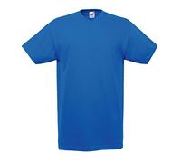 Fruit of the Loom - Maglietta da uomo Valueweight Maglietta con scollo a V, Uomo, Fruit of the Loom - V-Neck T-Shirt 'Value Weight', Royal, 52