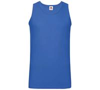 Fruit of the Loom - Maglietta intima da uomo sportiva, taglie dalla M alla 5XL, anche in un set di colori (1/5 pezzi), Blu reale, L