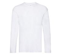 Fruit of the Loom Maglietta Manica Lunga Value Bianco XL