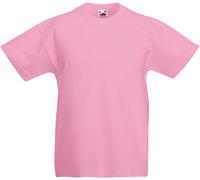 Fruit Of The Loom, maglietta per bambini, colore rosa chiaro, per tutte le età, per 7-8 anni
