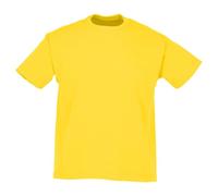 Fruit Of The Loom, maglietta per bambini nera, tutte le età sunflower 7-8 Anni