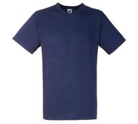 Fruit of the Loom - Maglietta Valueweight Manica Corta Scollo a V - Uomo (M) (Blu Navy)