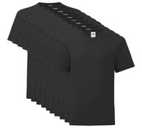 Fruit of the Loom - Magliette Basic Unisex da 10 Pezzi, Grigio Cenere, Tinta Unita, Manica Corta, Taglia M