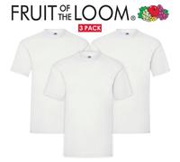 Fruit Of The Loom Magliette Uomo Donna 100% Cotone Semplice Manica Corta