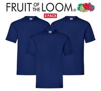 Fruit Of The Loom Magliette Uomo Donna 100% Cotone Semplice Manica Corta