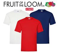 Fruit Of The Loom Magliette Uomo Donna 100% Cotone Semplice Manica Corta