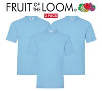 Fruit Of The Loom Magliette Uomo Donna 100% Cotone Semplice Manica Corta