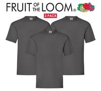 Fruit Of The Loom Magliette Uomo Donna 100% Cotone Semplice Manica Corta
