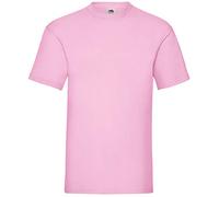 Fruit of the Loom Manica Corta di Valore T-Shirt, Rosa (Rosa Chiaro), XL Uomo