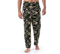 Fruit of the Loom Men's 1-Pack Extended Sizes Jersey Knit Sleep Pant, Camo, X-Large Tall
