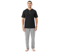Fruit of the Loom Men's 2-Piece Jersey Knit Pajama Set