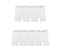Fruit of the Loom Men's Coolzone Boxer Briefs (Assorted Colors), 7 Pack - White, Large