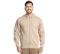 Fruit of the Loom Men's Eversoft Fleece Sweatshirts & Hoodies, Full Zip-Khaki Heather, Small