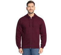 Fruit of the Loom Men's Eversoft Fleece Sweatshirts & Hoodies, Full Zip-Maroon, Small